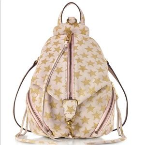 Rebecca Minkoff Nude Julian Mini Backpack w/ Stars